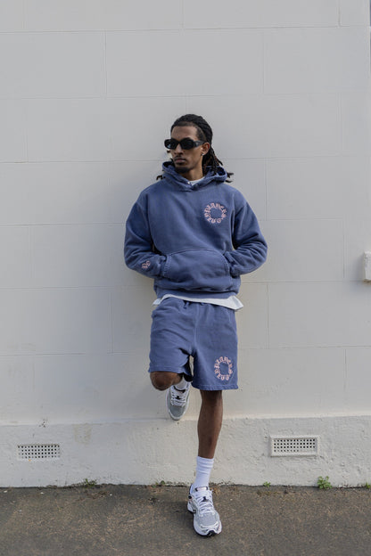 PLAYERS ONLY WASHED NAVY EMBROIDERED HOODIE - Kick Game