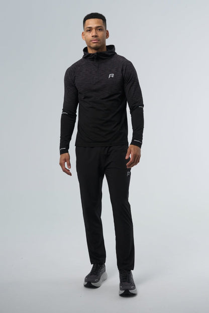 Reprimo Axis Half Zip Hoodie 'Black' - Kick Game