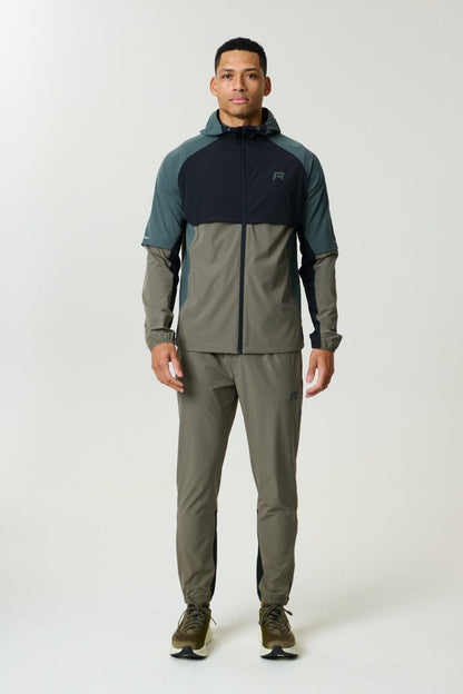 Reprimo Vortex Windbreaker Jacket 'Dark Moss Grey Velvet' - Kick Game