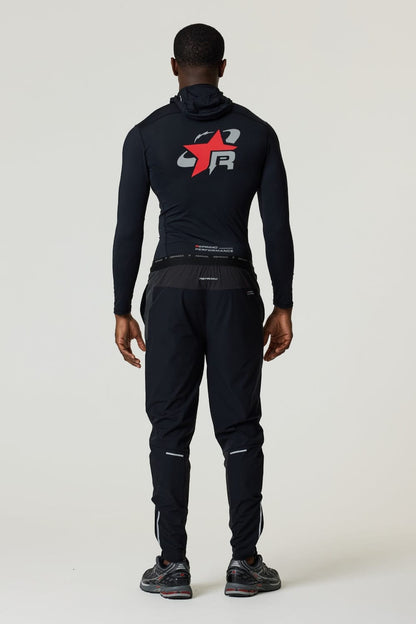 RP Base-Layer Balaclava Hoodie - Black/Red - Kick Game