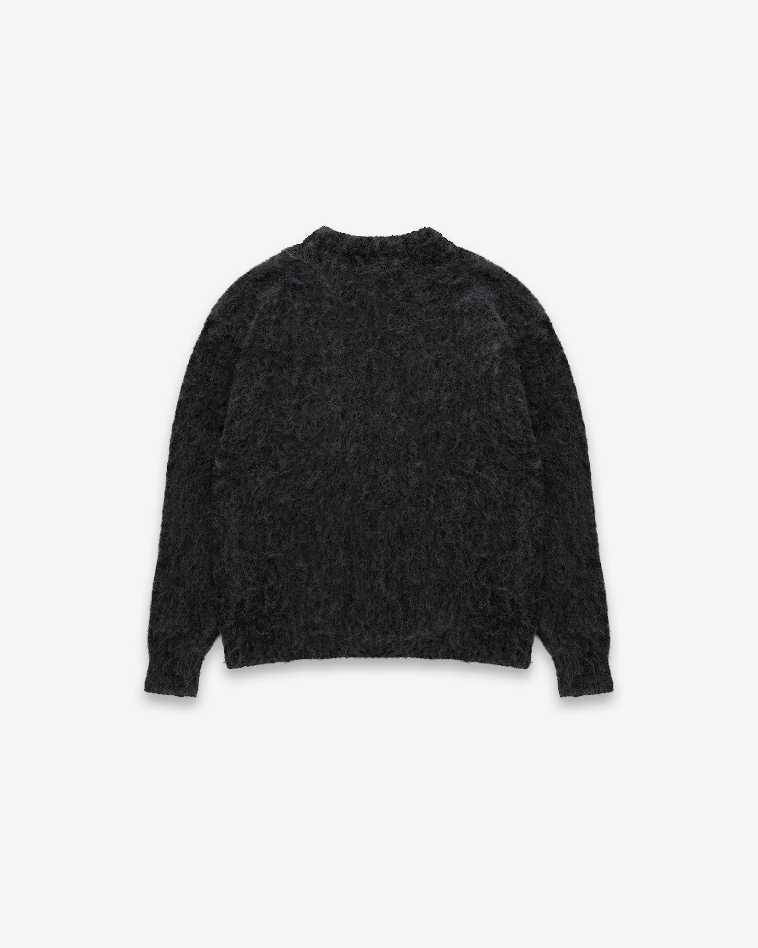 Mohair Knit BC Jumper - Black - Kick Game