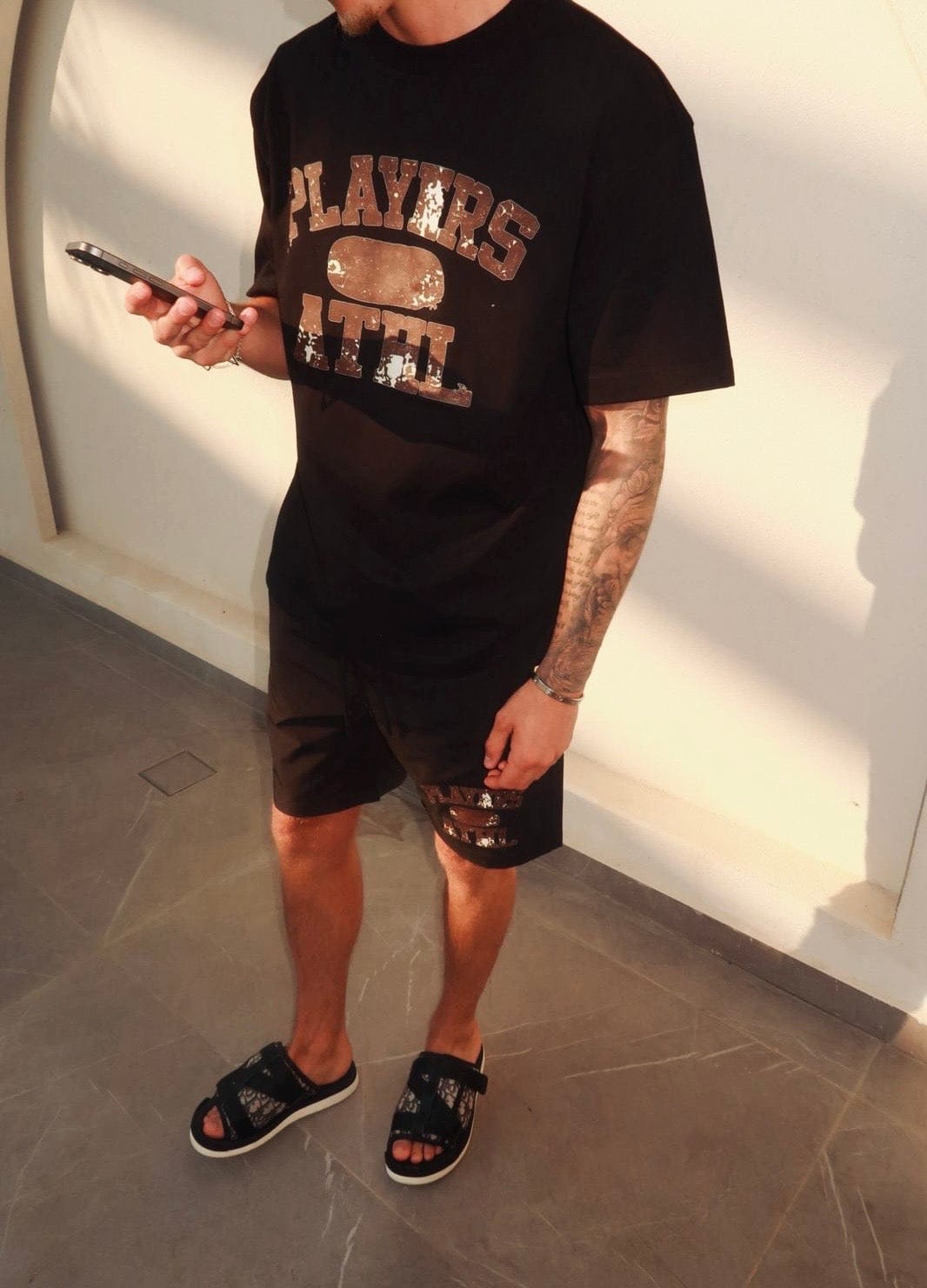 ATHLETIC BLACK TEE - Kick Game