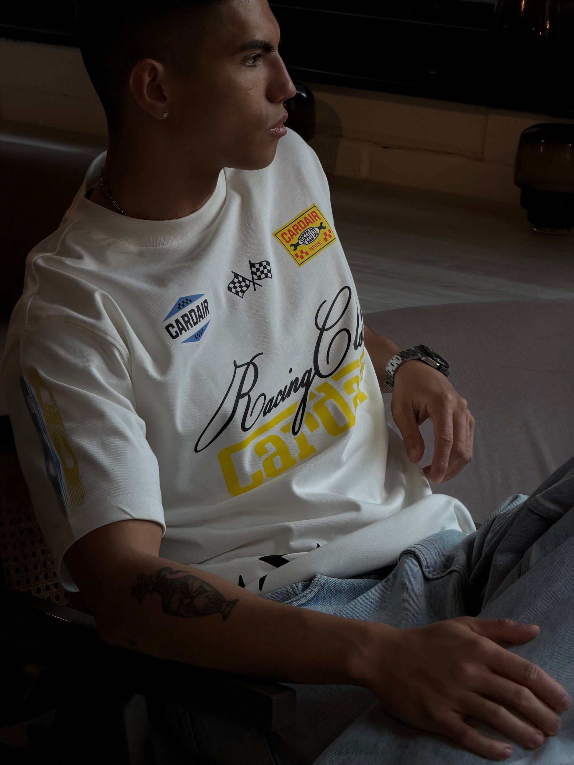 Cardair Racing Club T Shirt - White - Kick Game
