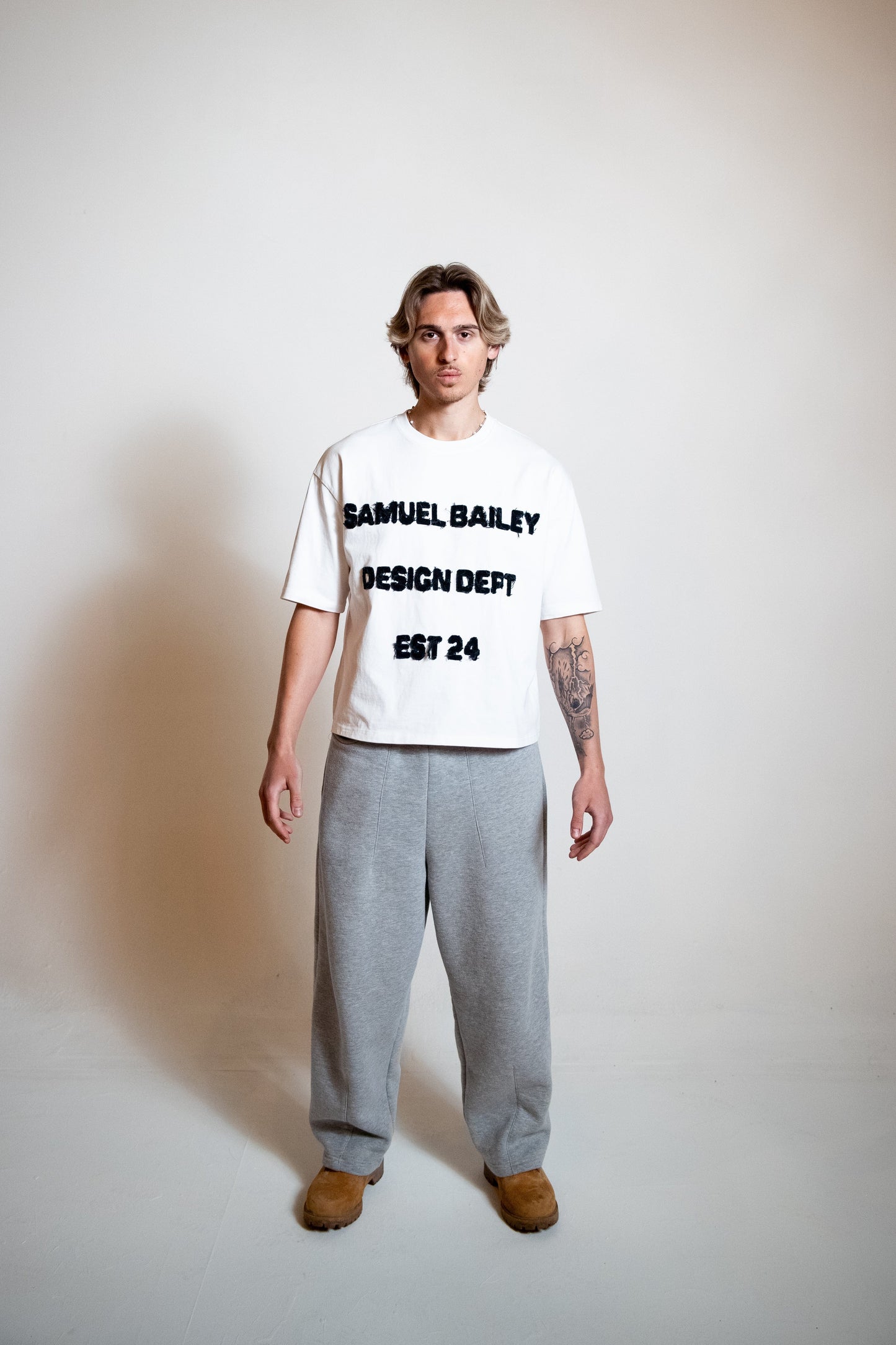White Design Dept Tee - Kick Game