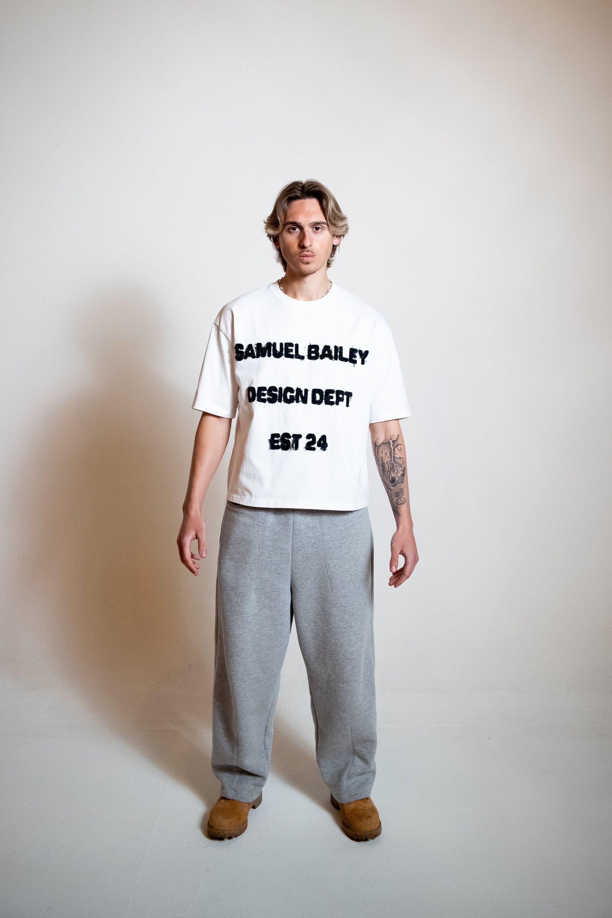 White Design Dept Tee - Kick Game