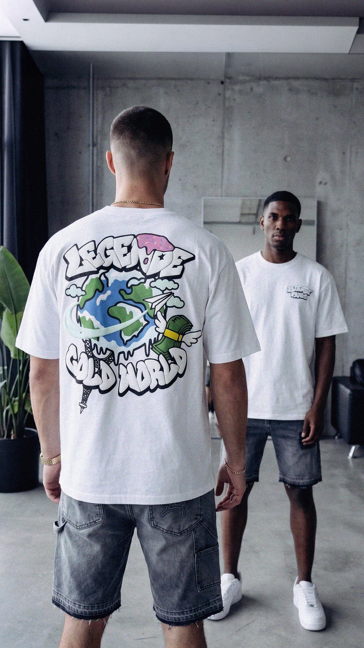 Legende Paris COLD WORLD T-SHIRT - WHITE - Kick Game