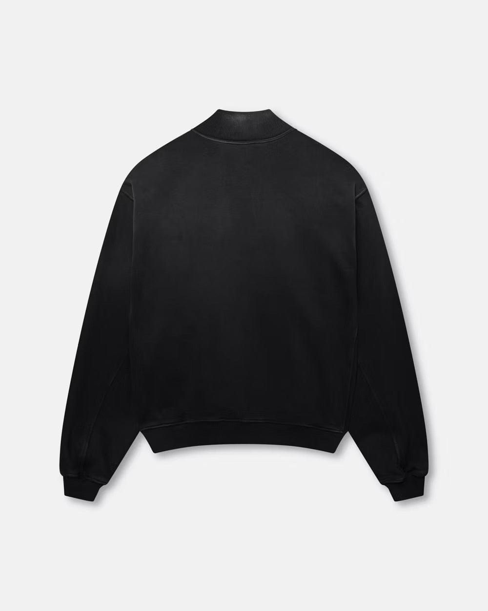 KAIZEN MARKET BLANK HEAVYWEIGHT FADE OUT BOMBER JACKET BLACK - Kick Game