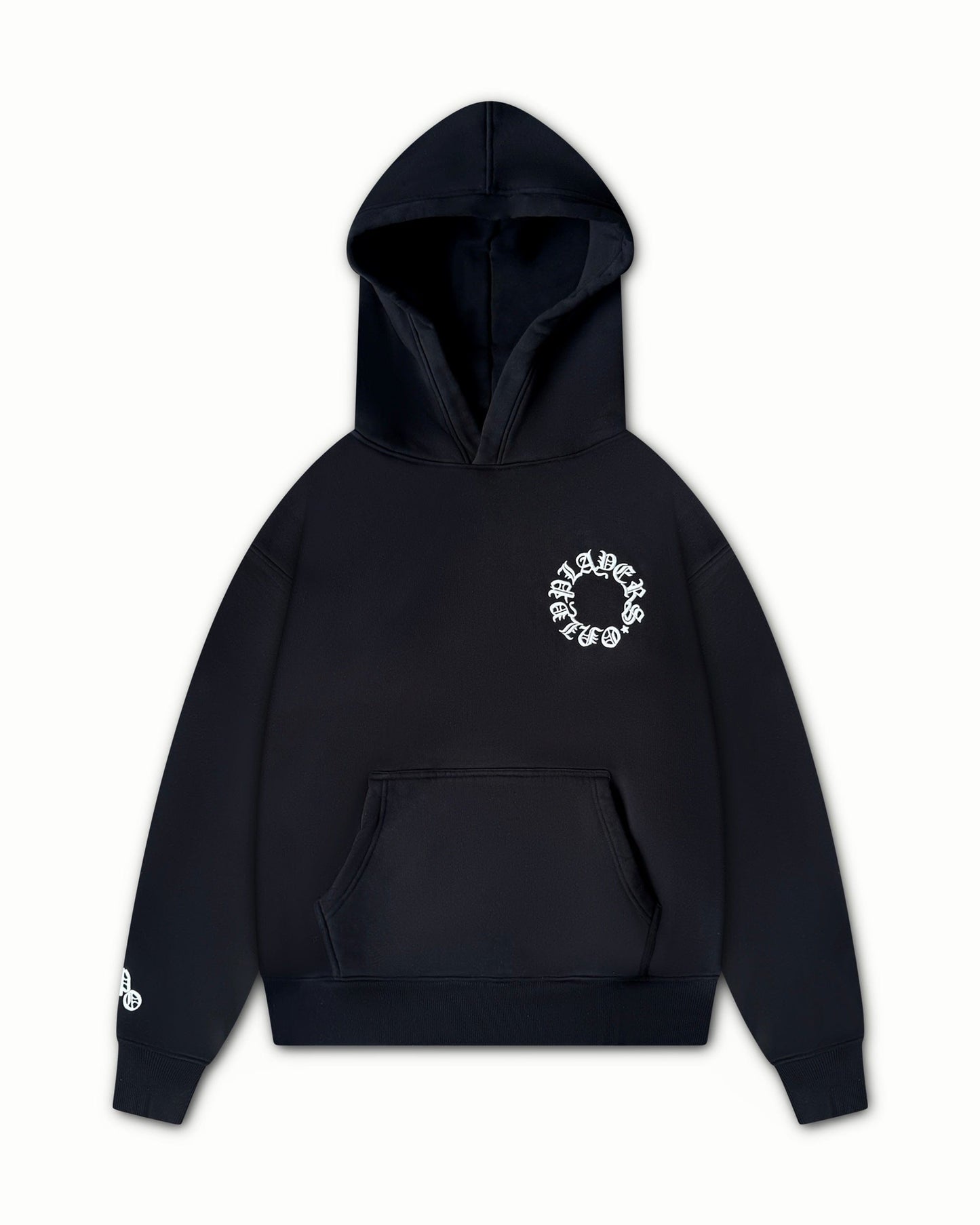 PLAYERS ONLY BLACK EMBROIDERED HOODIE - Kick Game