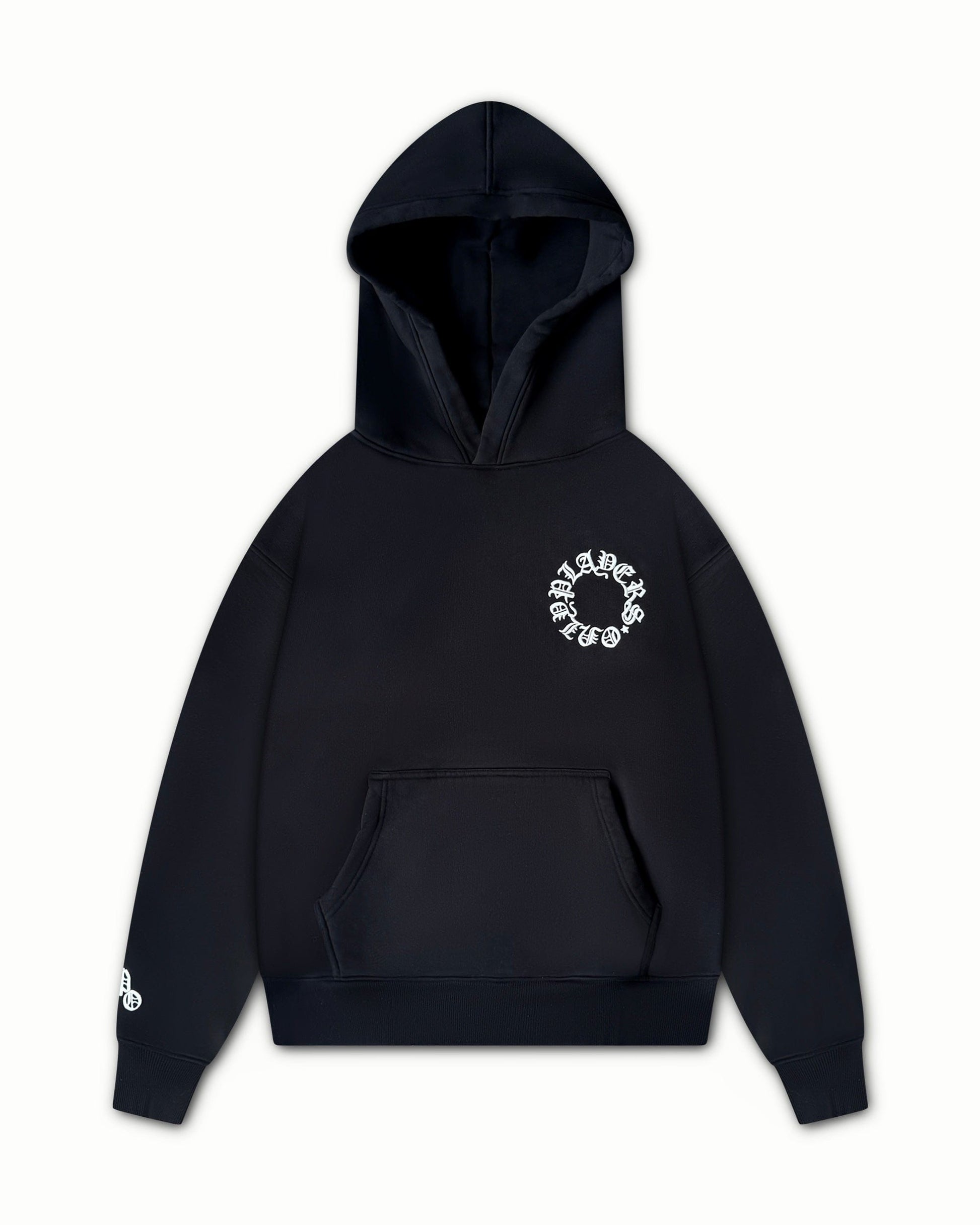 PLAYERS ONLY BLACK EMBROIDERED HOODIE - Kick Game