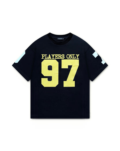 PLAYERS ONLY BLACK JERSEY TEE - Kick Game