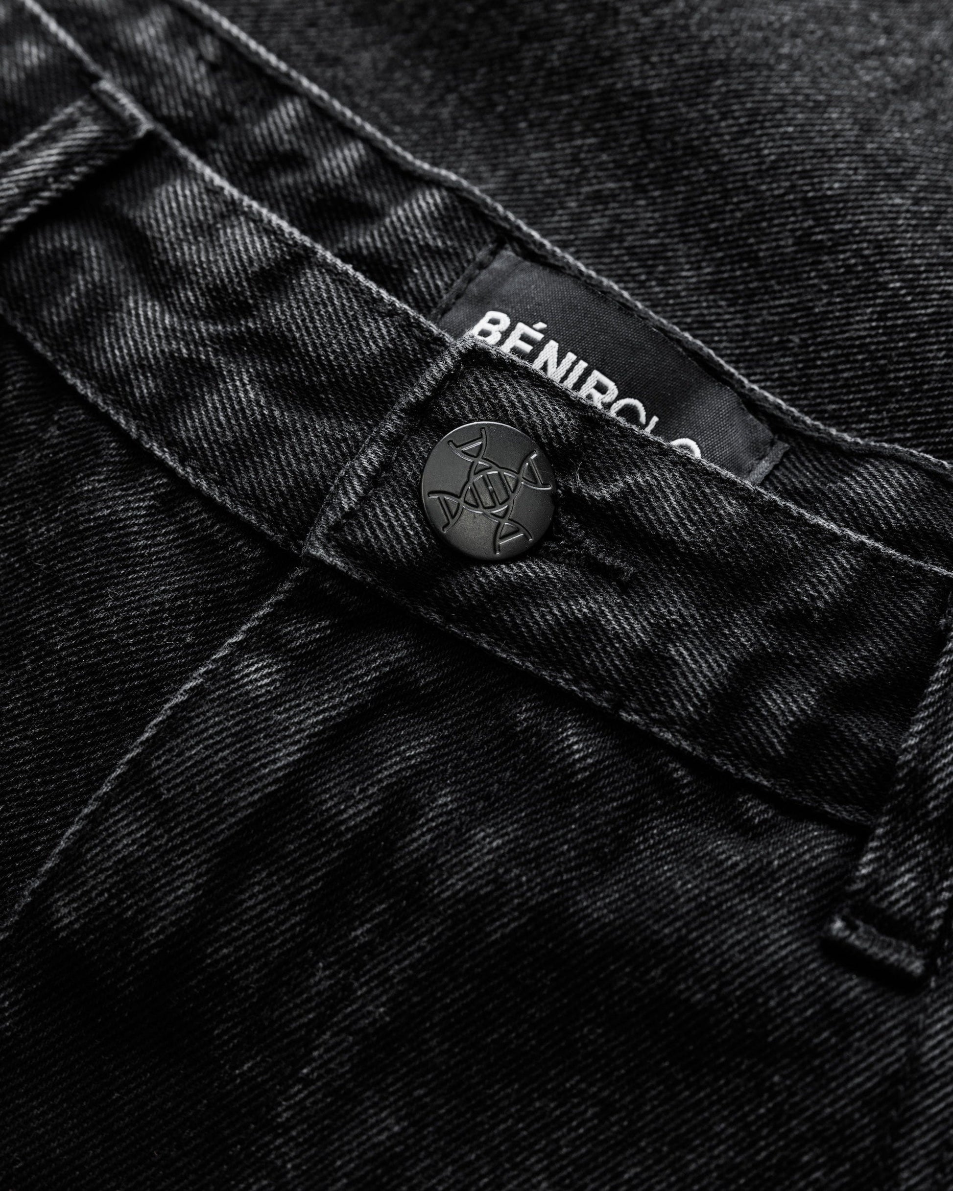 Zip Flare Denim - Blackout - Kick Game