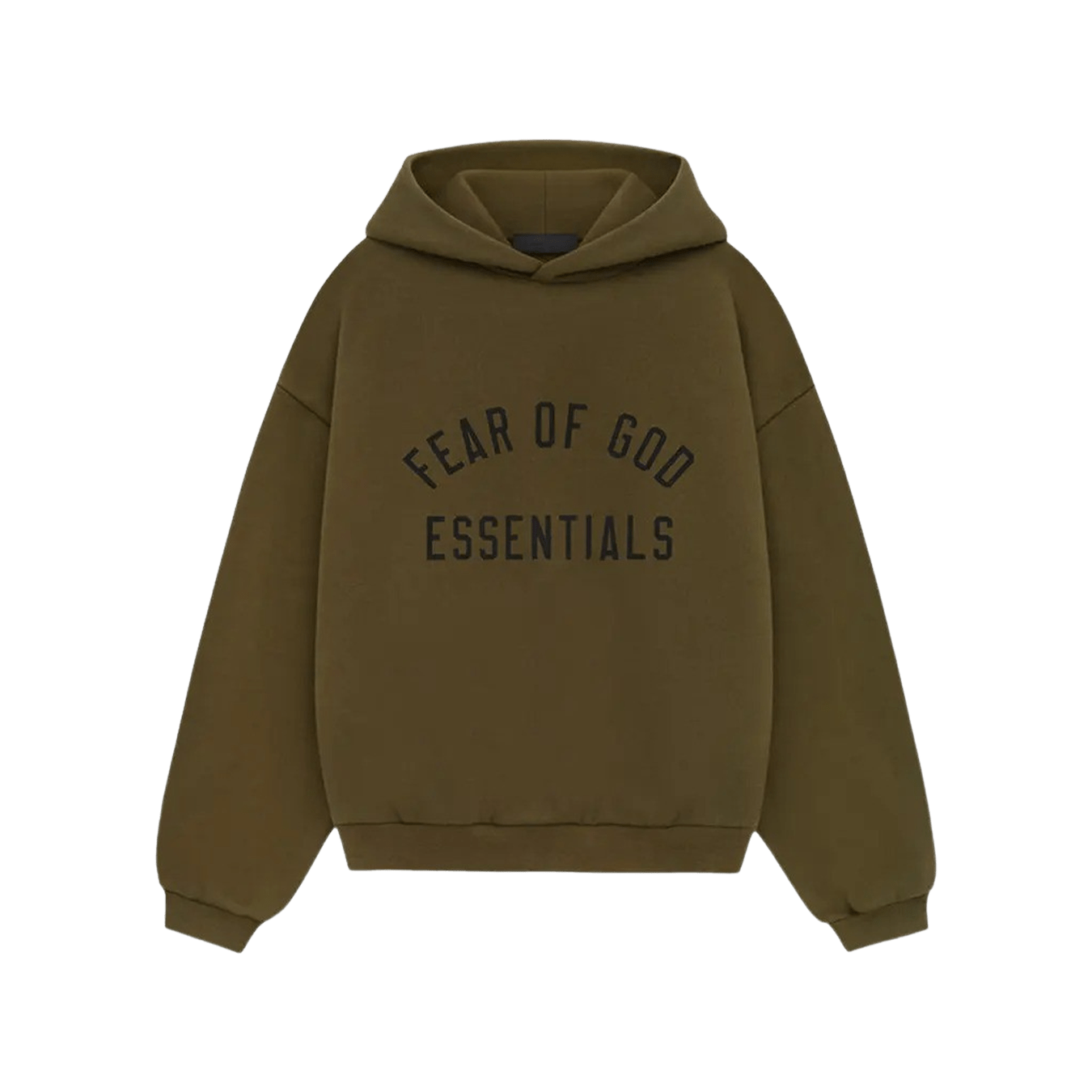 Fear of God Essentials Kids Fleece Hoodie 'Olive' - Kick Game