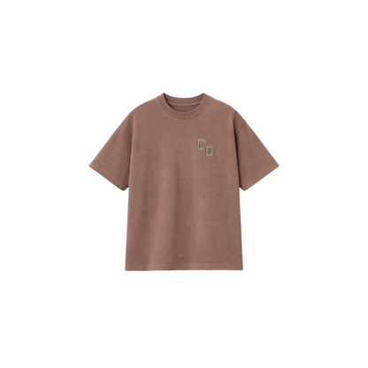 Cardair CD logo T shirt - Washed Mocha - Kick Game
