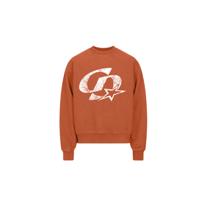Cardair CD Star Sweatshirt - Burnt Orange - Kick Game