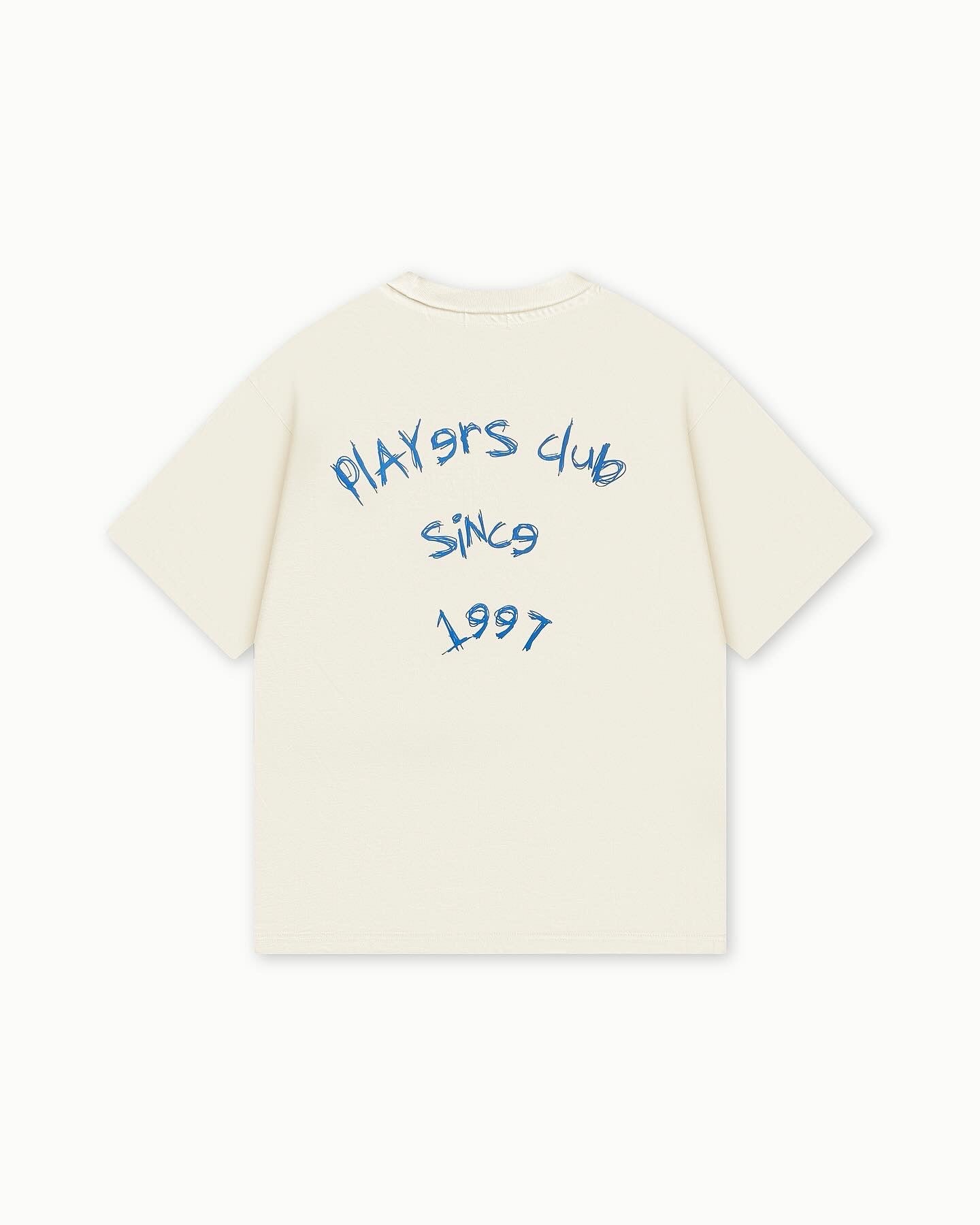 PLAYERS ONLY ECRU PLAYERS CLUB TEE - Kick Game
