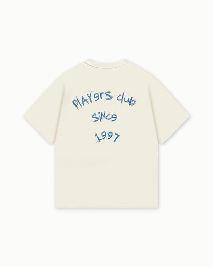 PLAYERS ONLY ECRU PLAYERS CLUB TEE - Kick Game