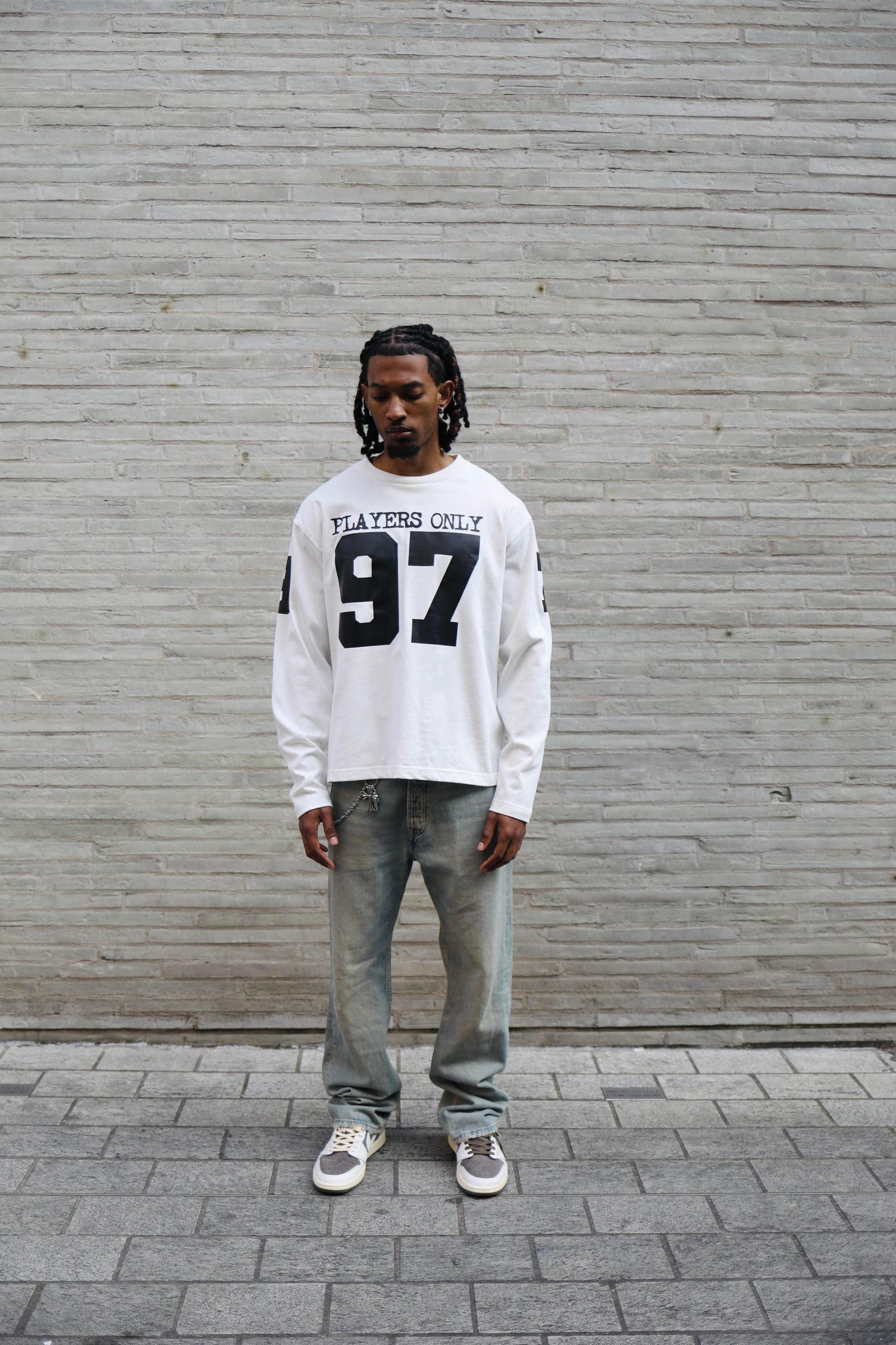 PLAYERS ONLY ECRU JERSEY LONG SLEEVE - Kick Game