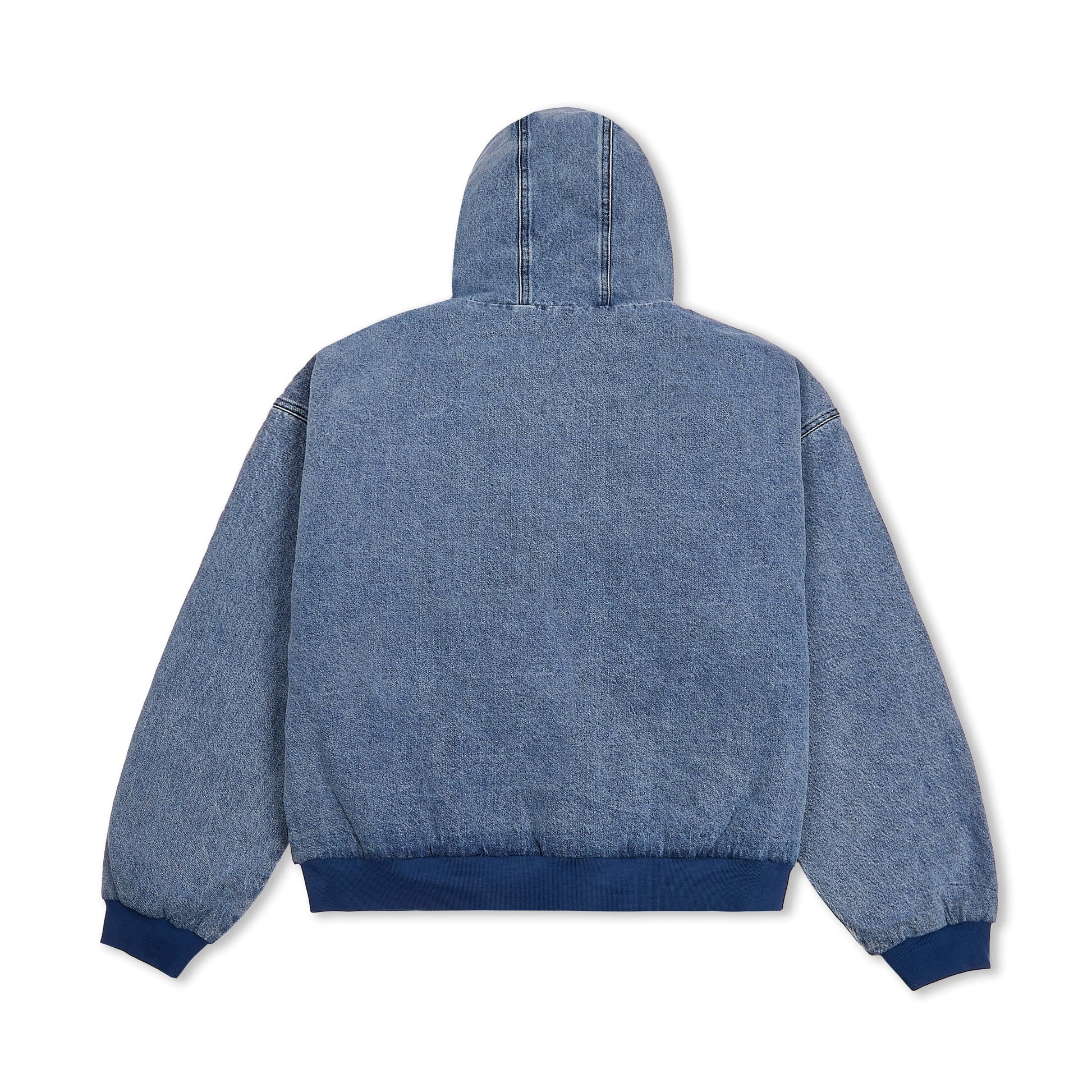 Hooded Denim Jacket - Kick Game