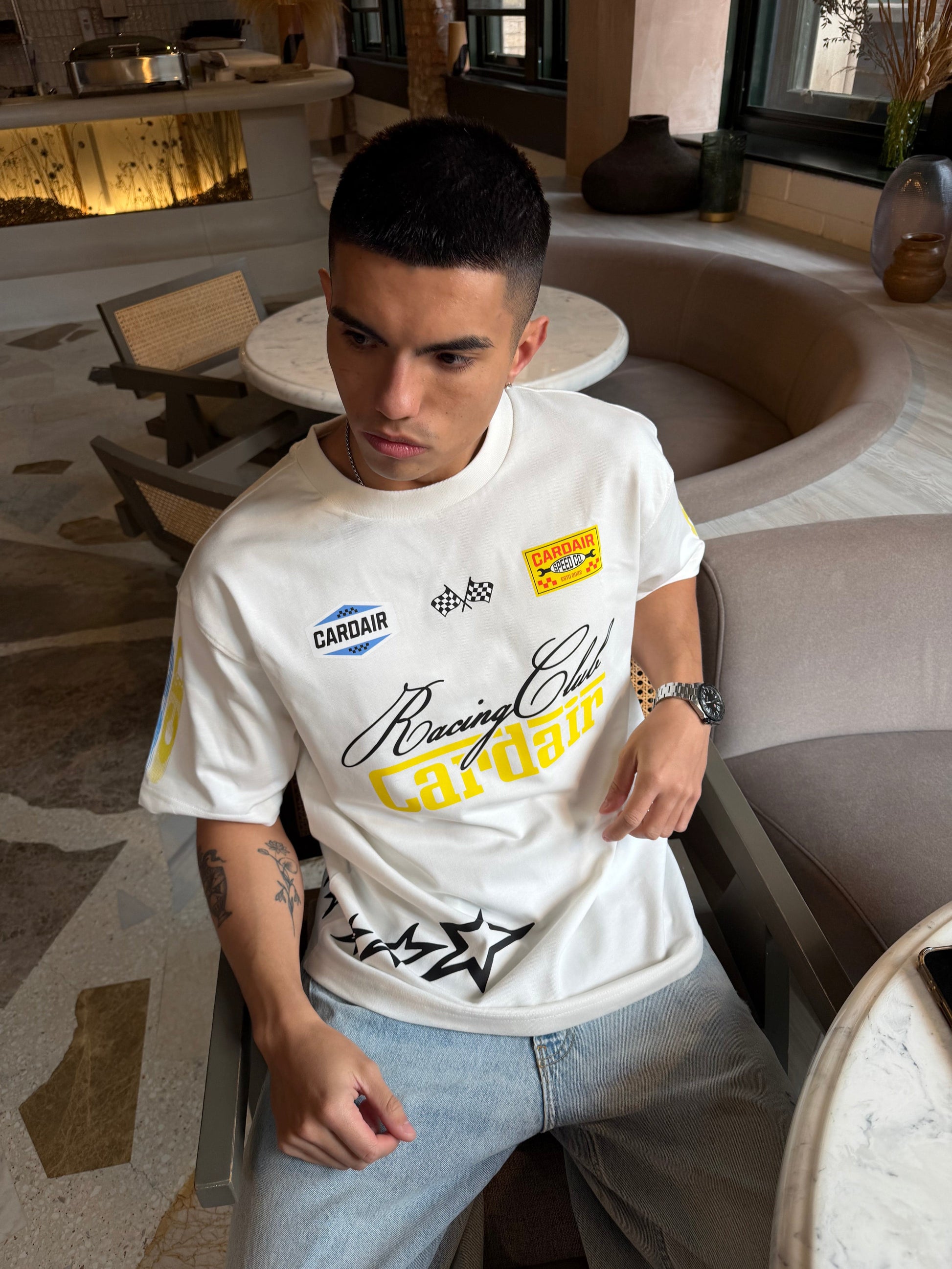 Cardair Racing Club T Shirt - White - Kick Game