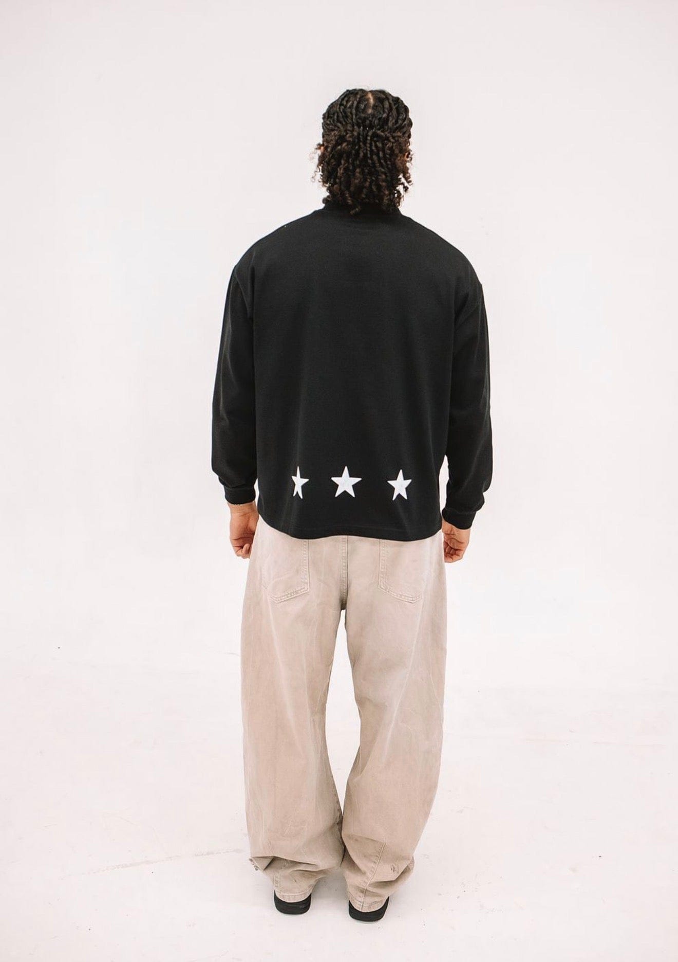 Cardair CD Star Long Sleeve T Shirt - Black - Kick Game