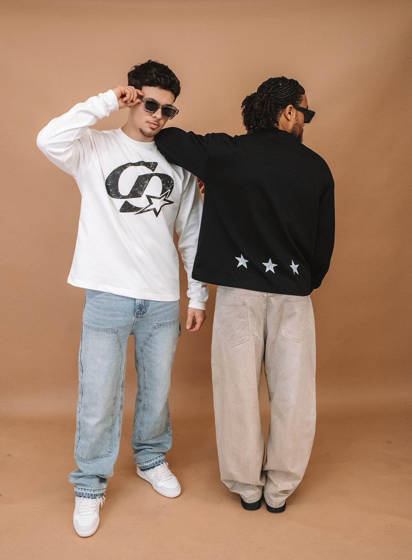 Cardair CD Star Long Sleeve T Shirt - Black - Kick Game