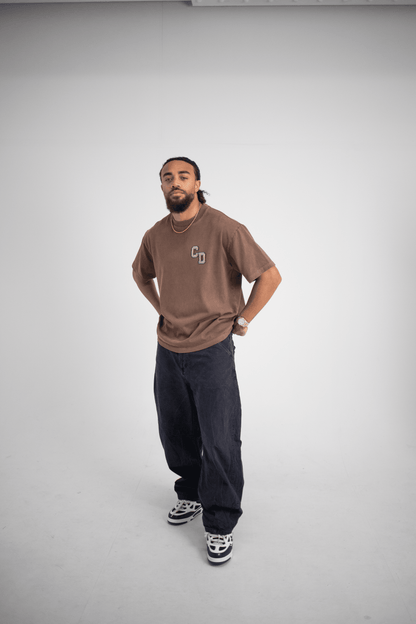Cardair CD logo T shirt - Washed Mocha - Kick Game