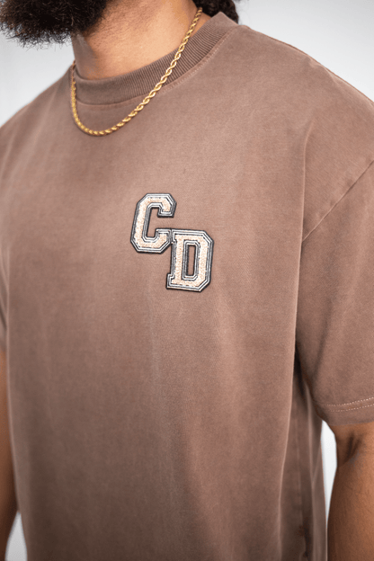 Cardair CD logo T shirt - Washed Mocha - Kick Game