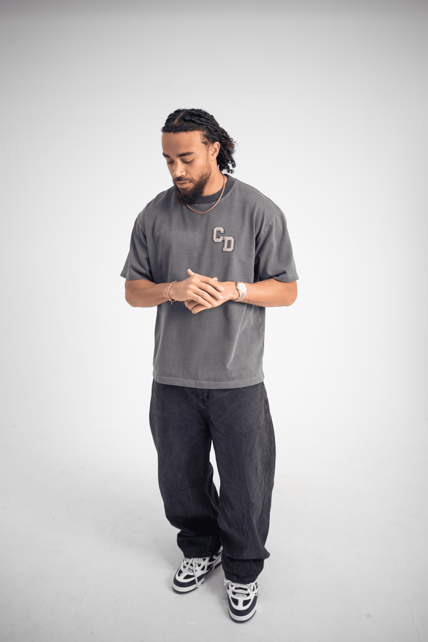 Cardair CD logo T shirt - Washed Charcoal - Kick Game