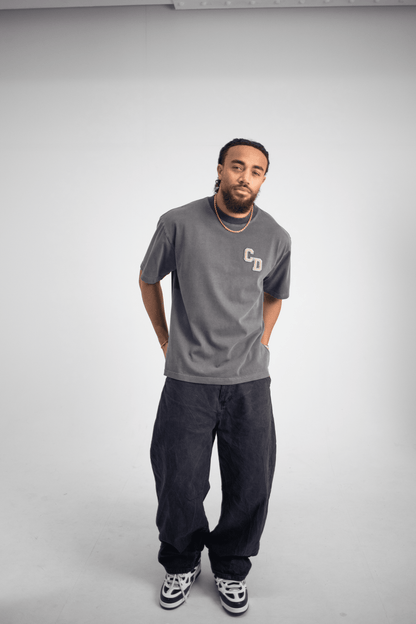 Cardair CD logo T shirt - Washed Charcoal - Kick Game