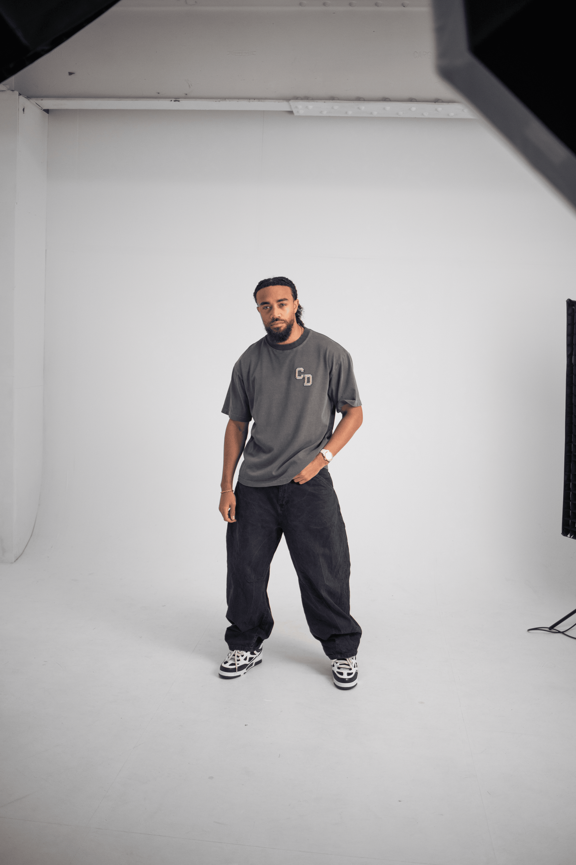 Cardair CD logo T shirt - Washed Charcoal - Kick Game