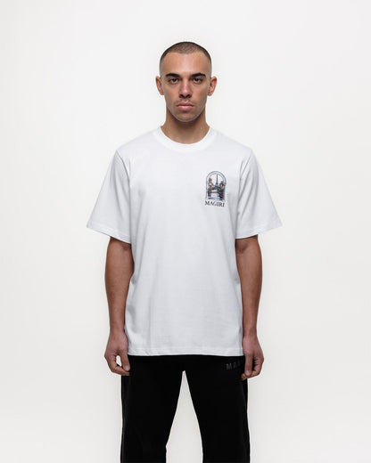 Magiri Archway Printed T-Shirt 'White' - Kick Game