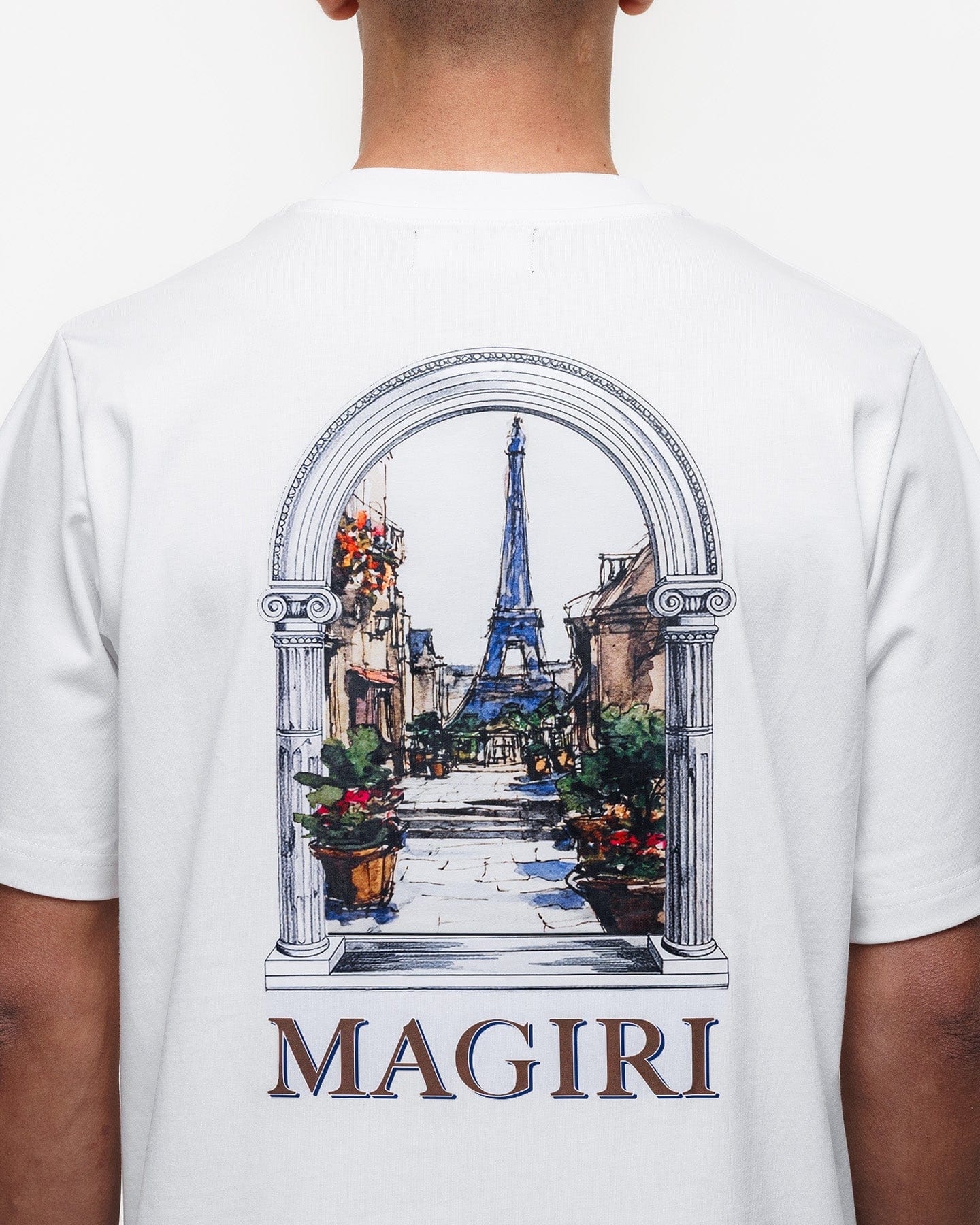 Magiri Archway Printed T-Shirt 'White' - Kick Game