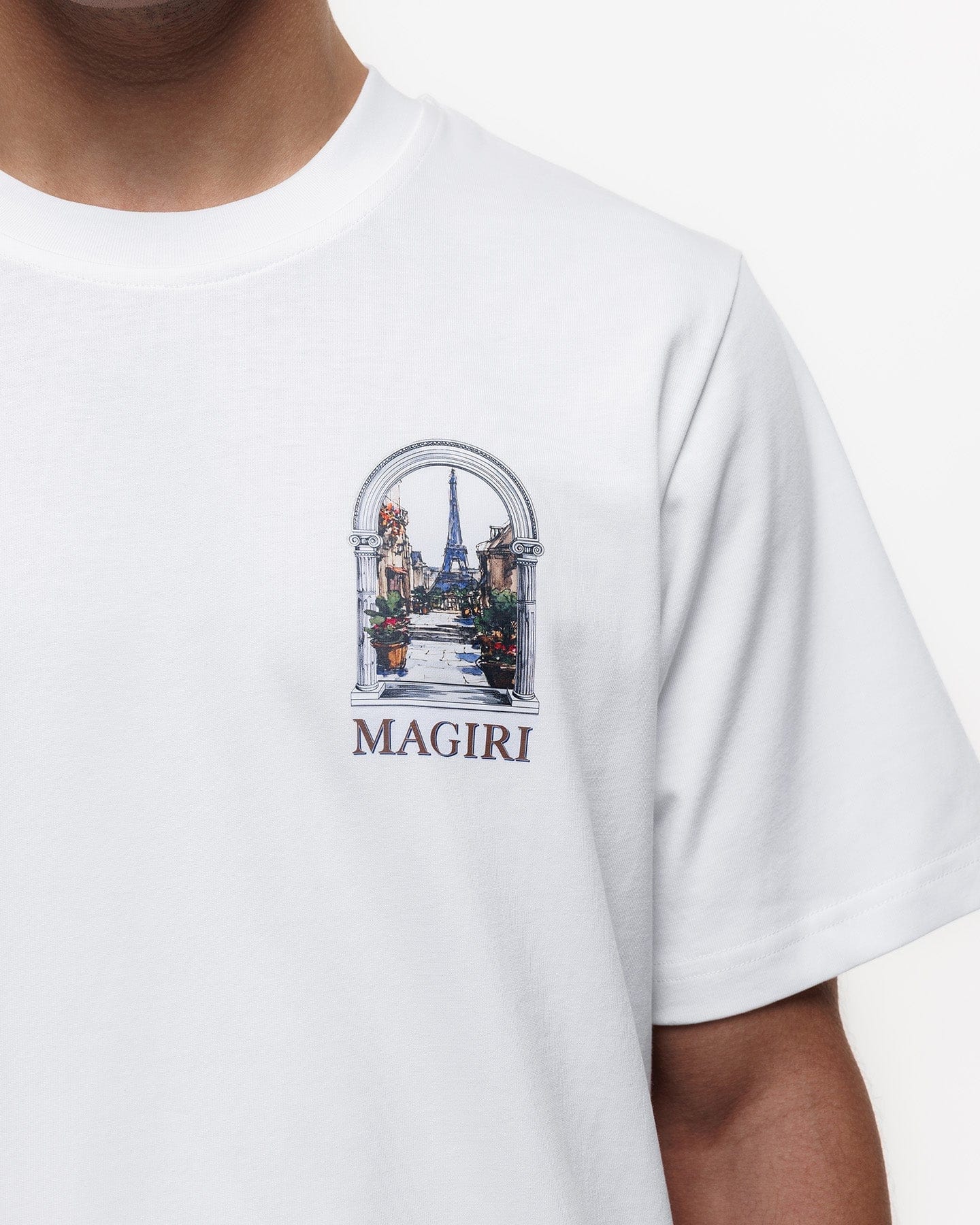 Magiri Archway Printed T-Shirt 'White' - Kick Game