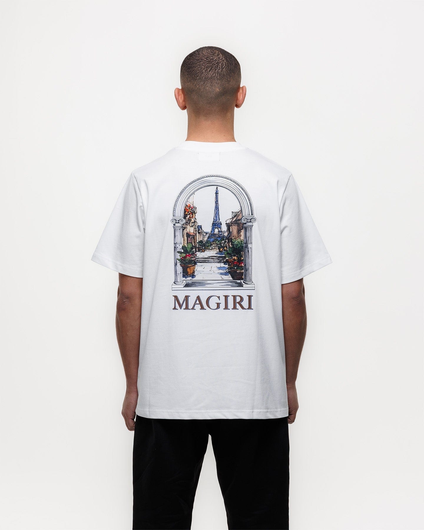 Magiri Archway Printed T-Shirt 'White' - Kick Game