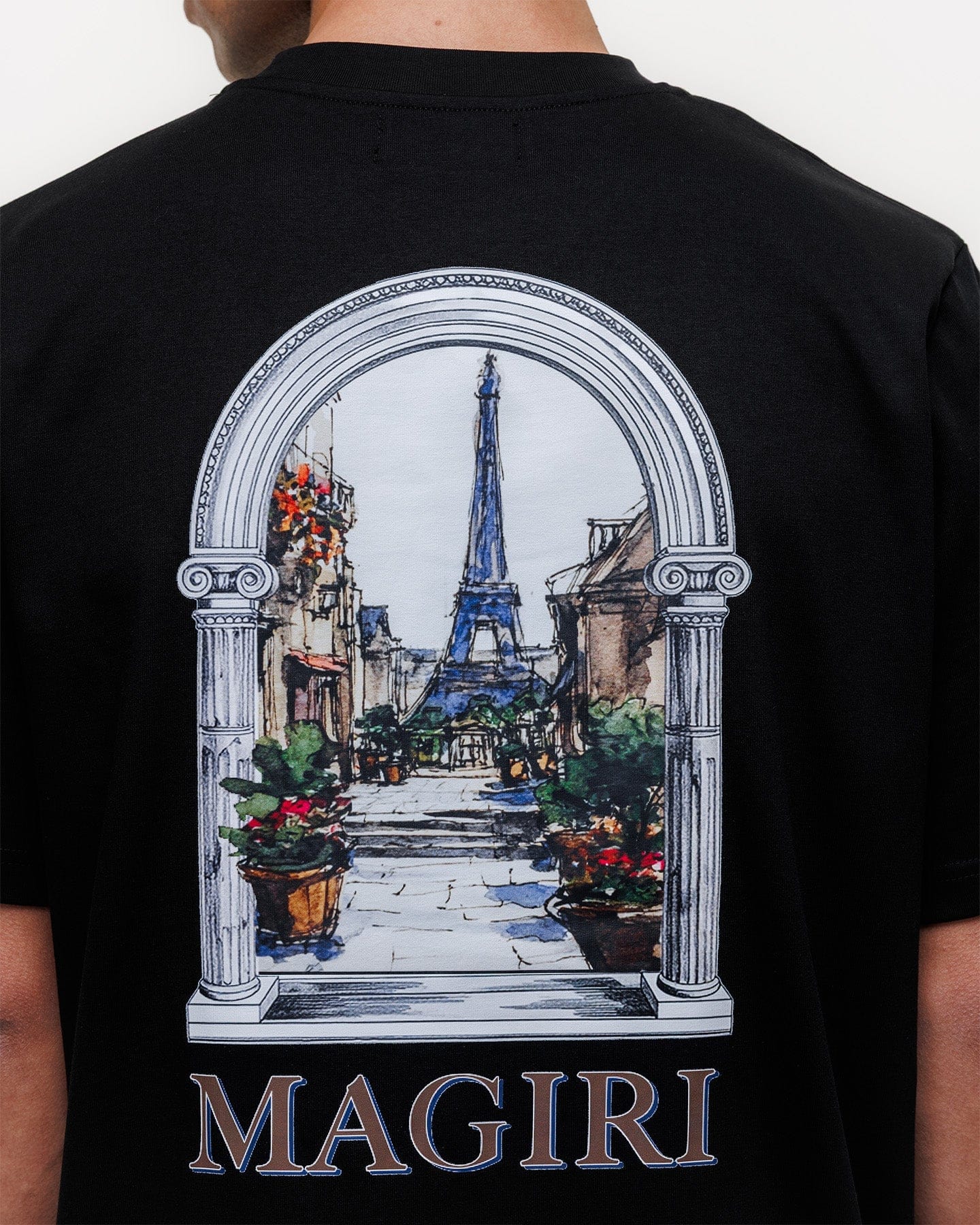 Magiri Archway Printed T-Shirt 'Black' - Kick Game