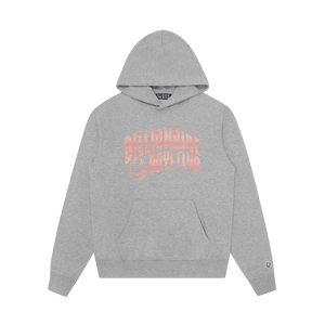 Billionaire Boys Club Mountain Fill Arch Logo Popover Hoodie 'Heather Grey'
