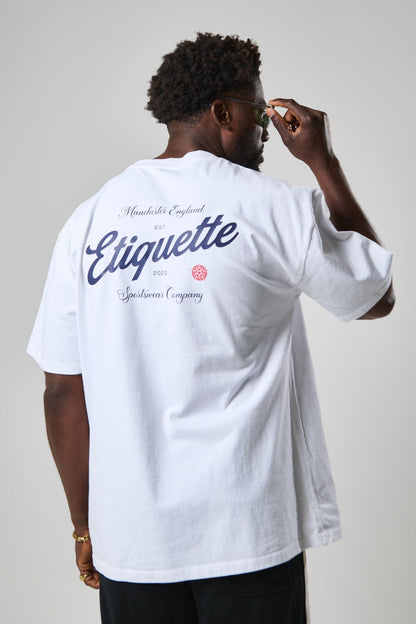 Etiquette The Rose Tee 'White' - Kick Game