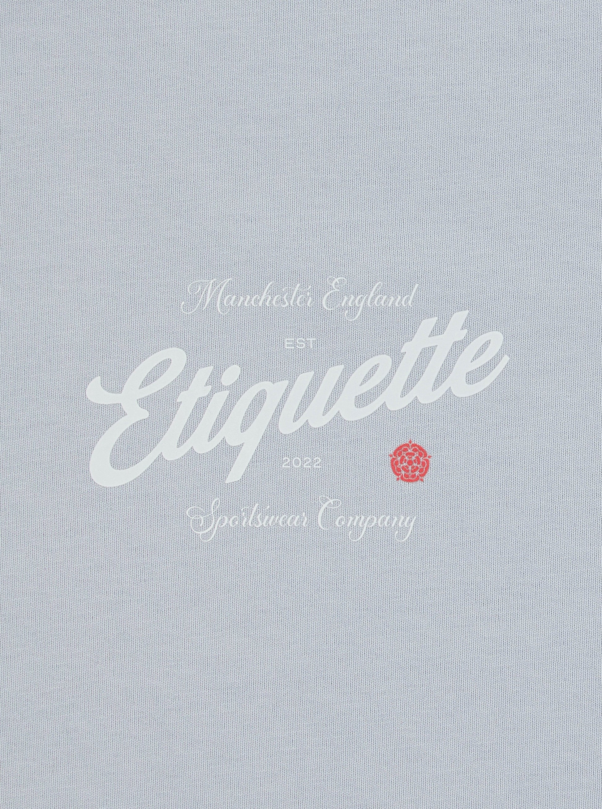 Etiquette The Rose Tee 'Faded Sky' - Kick Game