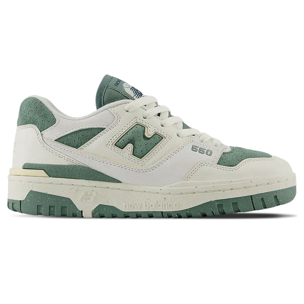 New Balance 550 Wmns 'Sea Salt Dark Juniper' - Kick Game