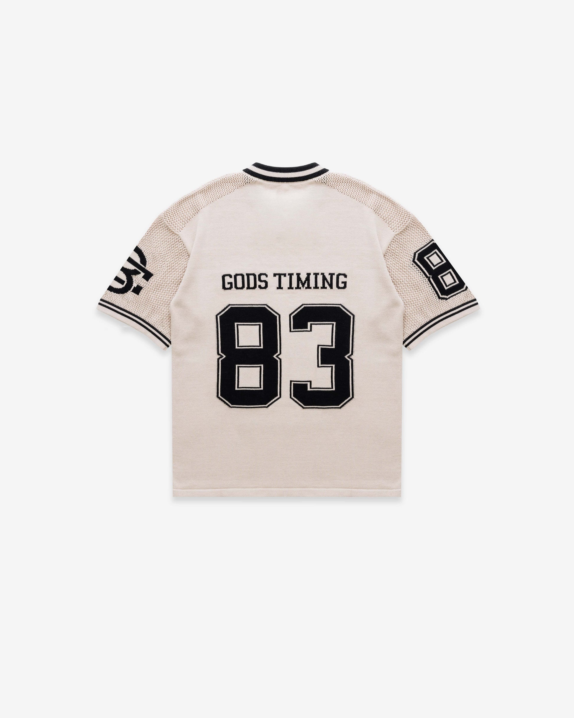 God’s Timing 83 knit Jersey - Cream - Kick Game