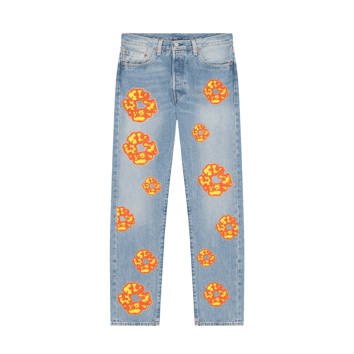 Denim Tears X Offset Jeans 'Light Wash' - Kick Game