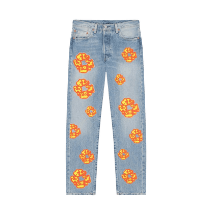 Denim Tears X Offset Jeans 'Light Wash' - Kick Game