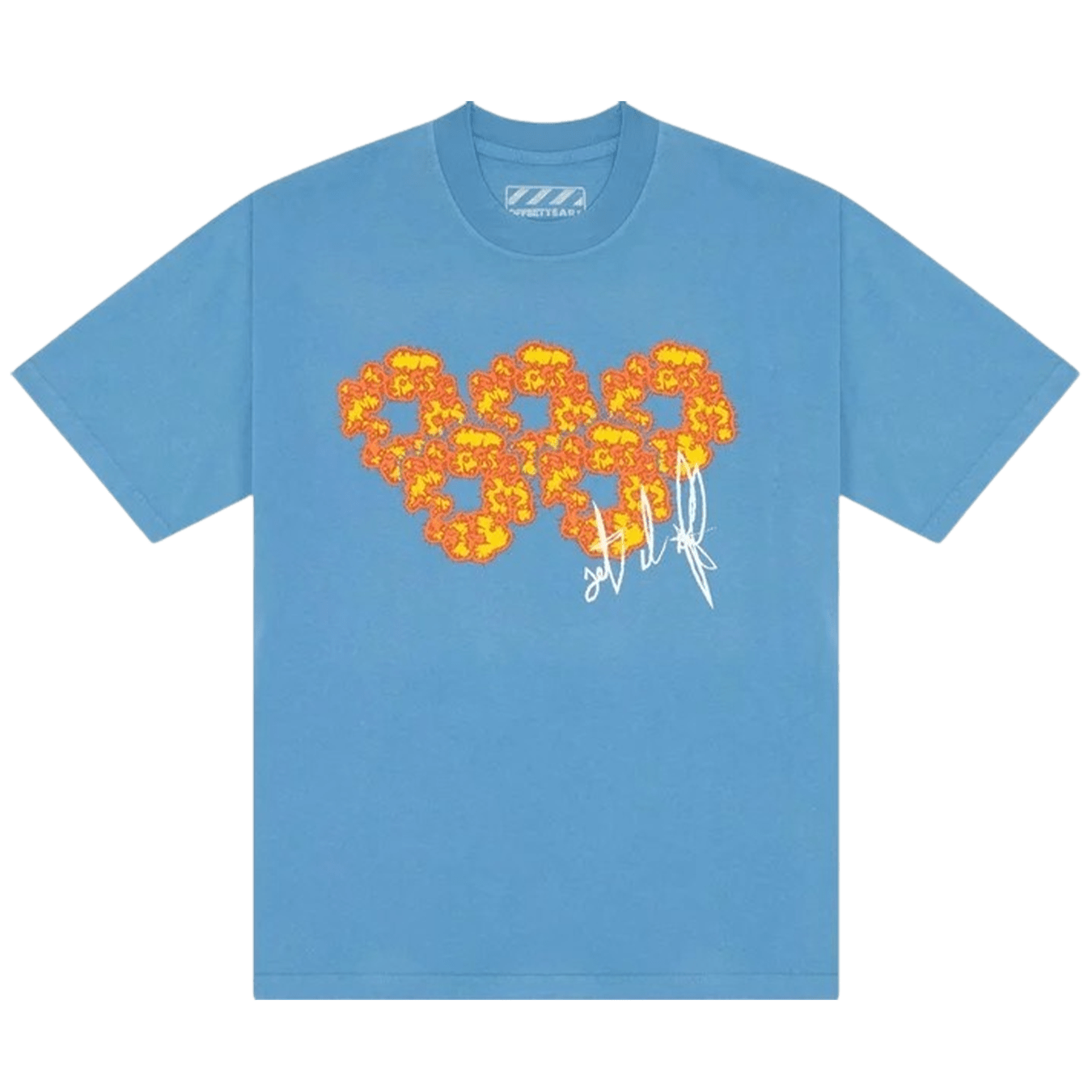 Denim Tears x Offset Set It Off 4 T-Shirt 'Blue' - Kick Game