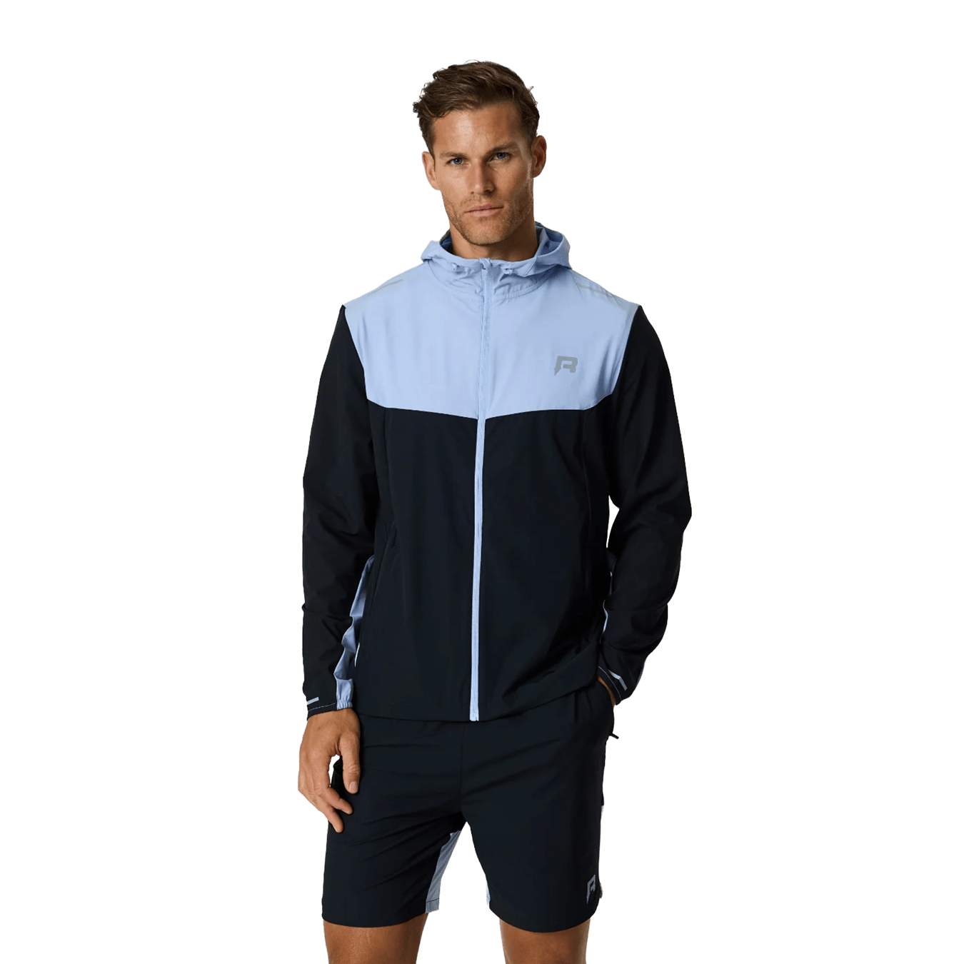 Reprimo Flight Jacket, Tee and Shorts Set 'Black Dusky Sky' - Kick Game