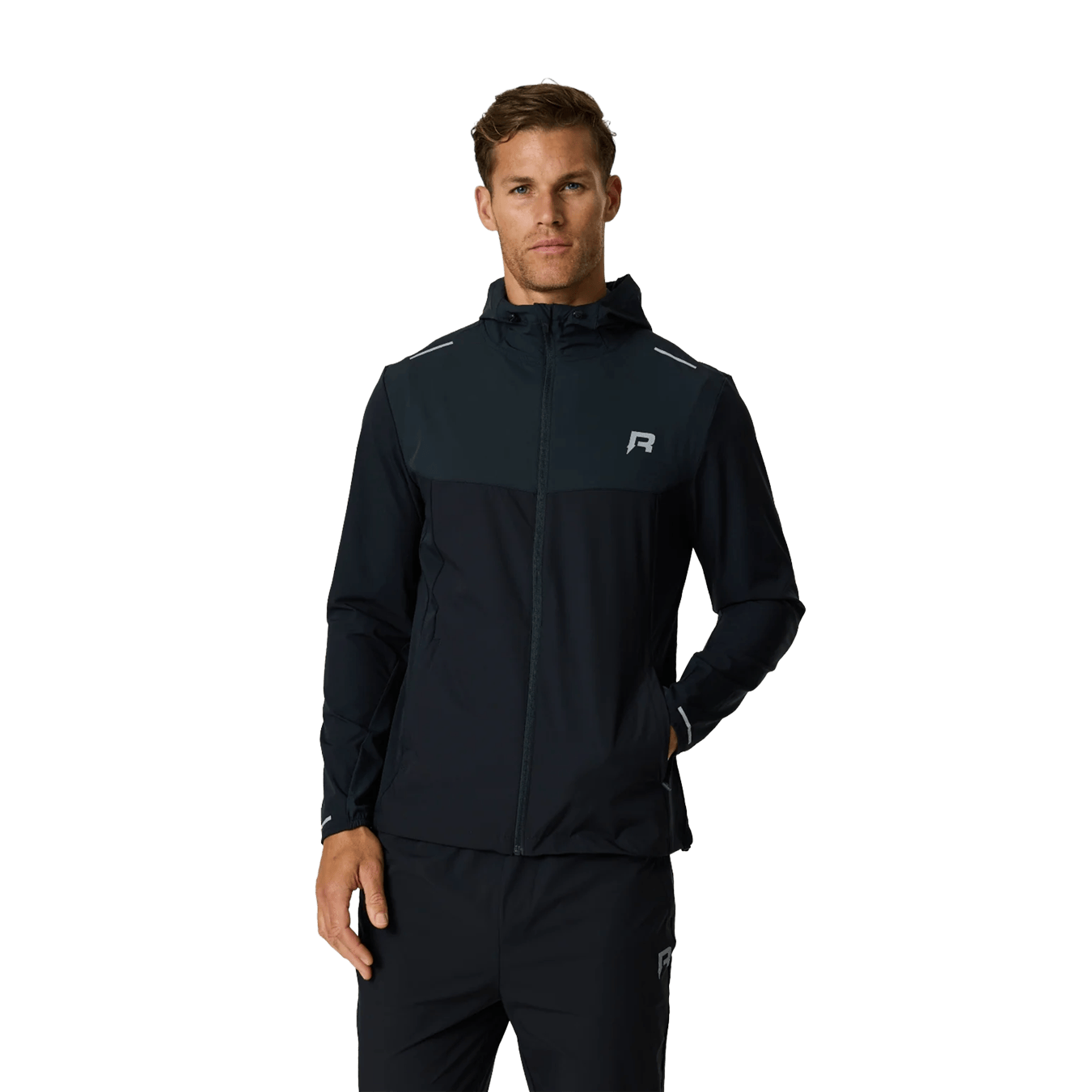 Reprimo Flight Windbreaker Jacket 'Black Meteorite' - Kick Game