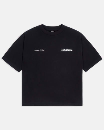 KAIZEN MARKET ARCH TEE BLACK - Kick Game