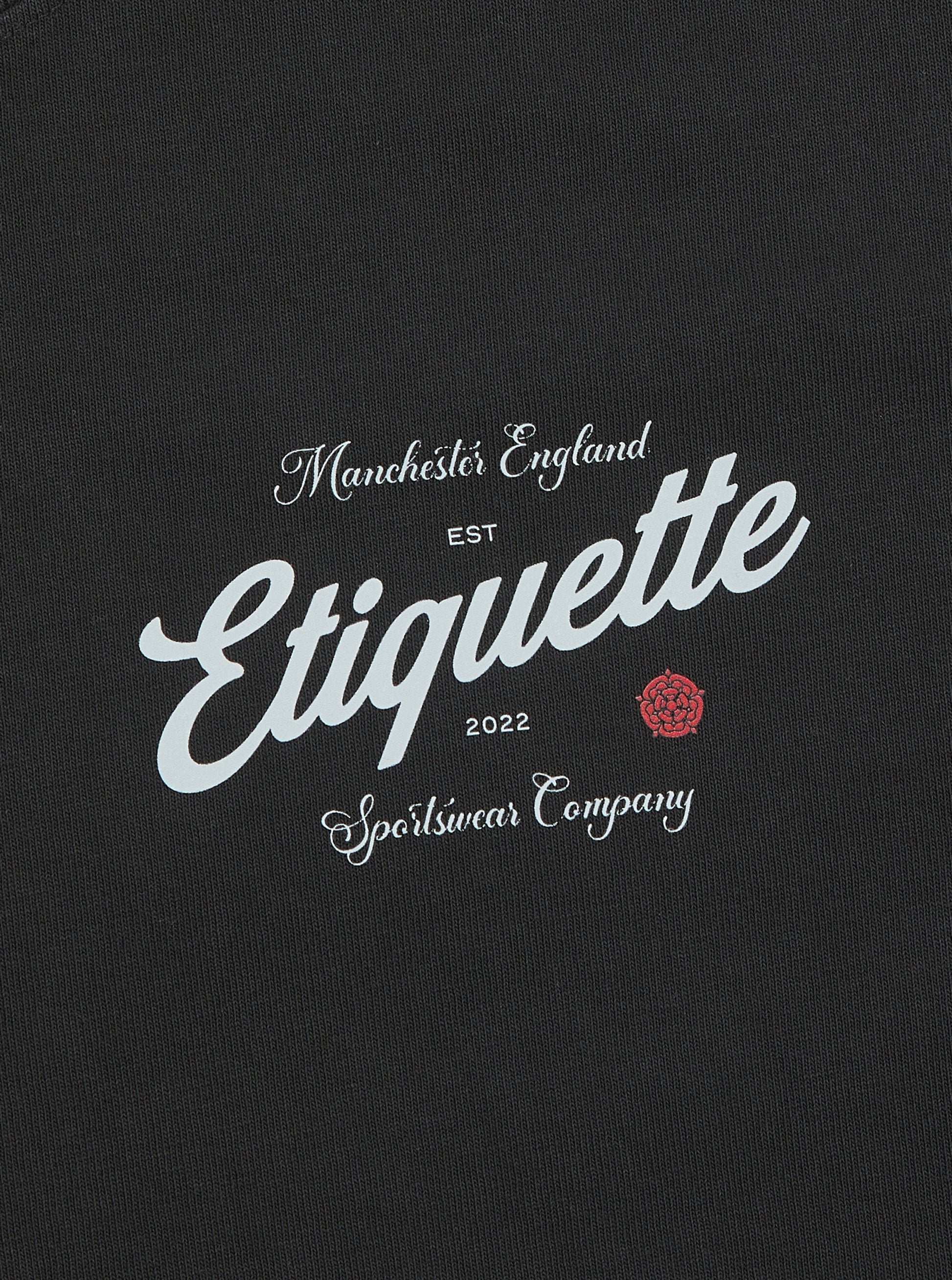 Etiquette The Rose Tee 'Black' - Kick Game