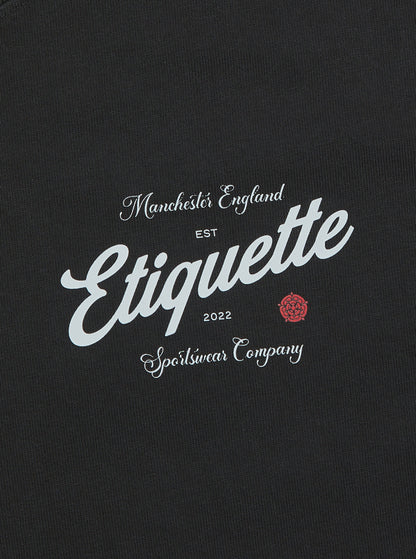 Etiquette The Rose Tee 'Black' - Kick Game