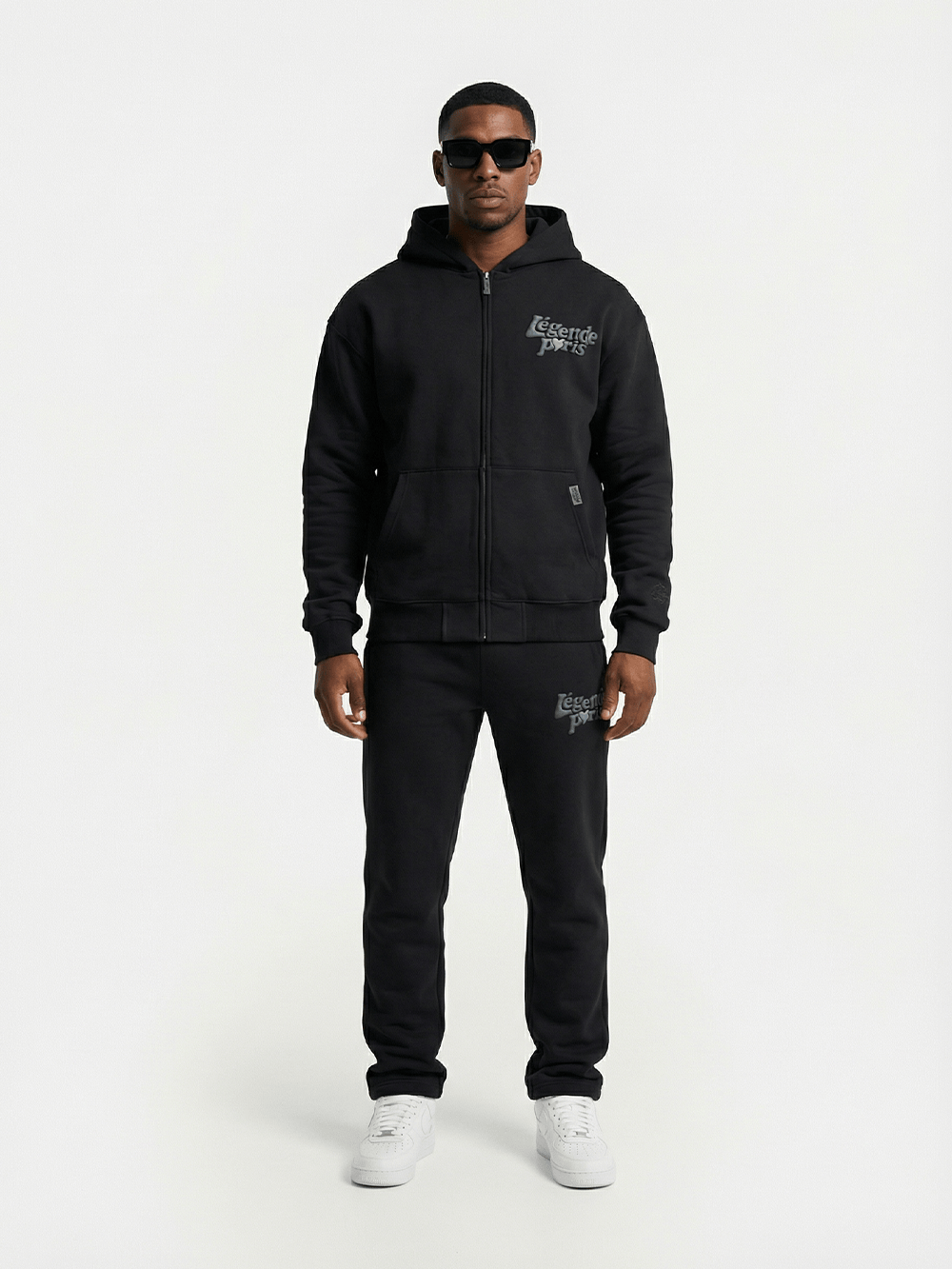 LND TONAL JOGGER - BLACK - Kick Game