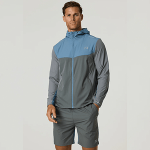 Reprimo Flight Jacket, Tee and Shorts Set 'Air Force Blue Gunmetal'